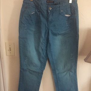 Turquoise Blue Jeans